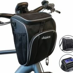 Vebics Waterbestendige Stuurtas Fiets - Afneembaar - Elektrische Fiets - Racefiets - Telefoonhouder Fiets - Black Friday - Sinterklaas - Kerst