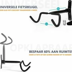 Live Deals Fiets Ophangsysteem | Fietshaak | Muurbeugel | Ophangbeugel | Fietsbeugel | Fietsenrek | 25 KG -Windgoo Shop 550x505 5