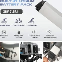 Merkloos Hitway 14F005 Elektrische Fiets Opvouwbaar | 250W Motor | 7.5Ah | 16" | Grijs / Zwart 15 Merkloos Hitway 14F005 Elektrische Fiets Opvouwbaar | 250W Motor | 7.5Ah | 16" | Grijs / Zwart -Windgoo Shop 550x508 8