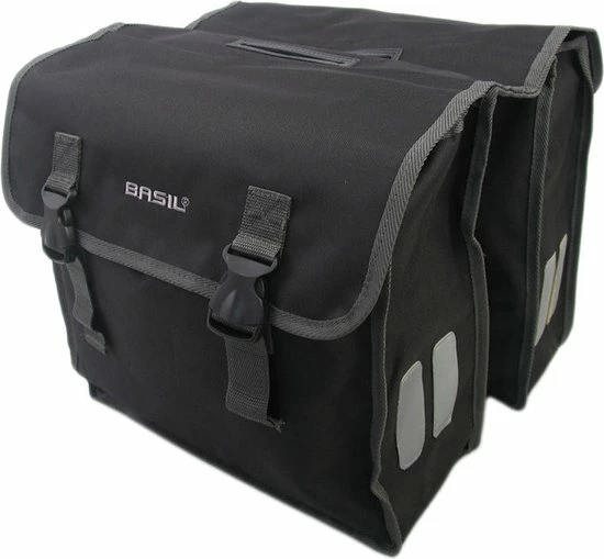 Basil Mara XL Dubbele Fietstas - Zwart - 35 Liter 1 Basil Mara XL Dubbele Fietstas - Zwart - 35 Liter
