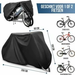 Strex Fietshoes Universeel Voor Alle Fietsen - Waterdicht 210D Oxford - Fiets Hoes Voor 1/2 Fietsen - Incl. Opbergzak 15 Strex Fietshoes Universeel Voor Alle Fietsen - Waterdicht 210D Oxford - Fiets Hoes Voor 1/2 Fietsen - Incl. Opbergzak -Windgoo Shop 550x516