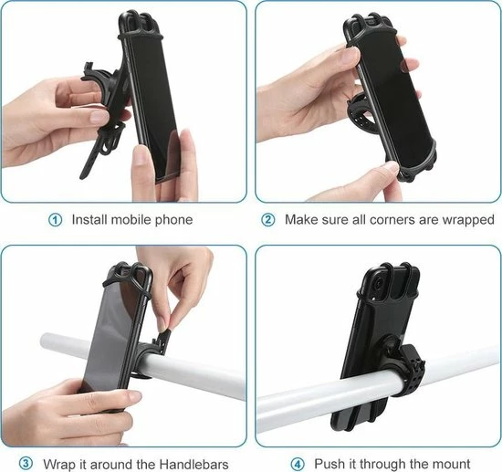 GS-T Telefoonhouder Fiets | Mobielhouder Fiets | Smartphone Houder Fiets | Fietshouder | 9 GS-T Telefoonhouder Fiets | Mobielhouder Fiets | Smartphone Houder Fiets | Fietshouder | - Afbeelding 9