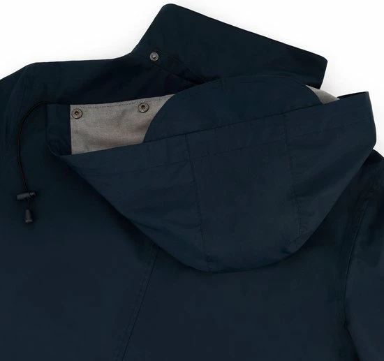 MGO Leisure Wear MGO Storm Extra Lange Regenjas - Dames Jack - Blauw - Maat L 5 MGO Leisure Wear MGO Storm Extra Lange Regenjas - Dames Jack - Blauw - Maat L - Afbeelding 5