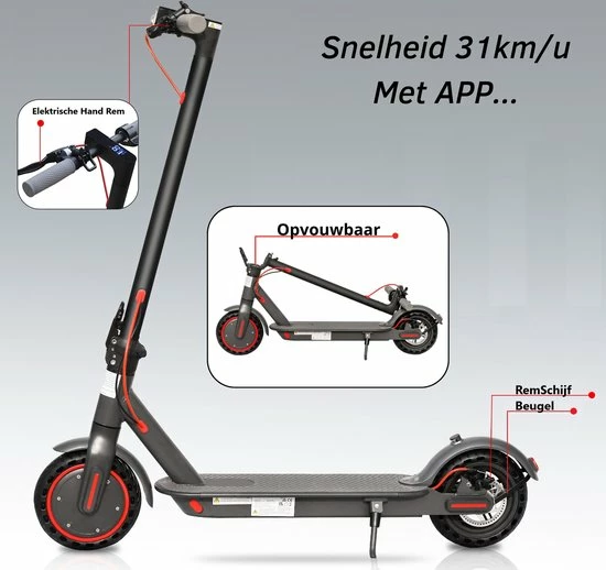 Stay-on M365 Go - Elektrische Step Voor Volwassenen & Kinderen - Snelheid 31 Km/u En 20/30 Km Actieradius - Met App - H7 Look 1 Stay-on M365 Go - Elektrische Step Voor Volwassenen & Kinderen - Snelheid 31 Km/u En 20/30 Km Actieradius - Met App - H7 Look