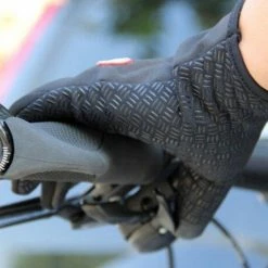 Merkloos Winter Fietshandschoenen Met Extra Grip - Maat M -Windgoo Shop 550x521