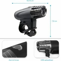 TIGIOO Fietslamp - Fietslampjes Set Koplamp - Fietslamp Voorlicht & Achterlicht USB Oplaadbaar 19 TIGIOO Fietslamp - Fietslampjes Set Koplamp - Fietslamp Voorlicht & Achterlicht USB Oplaadbaar -Windgoo Shop 550x522 9