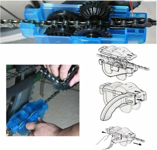 Uniquez Fietsketting Reiniger - Kettingborstel - Fietskettingreiniger - Kettingreiniger - Kettingborstel Fiets - Ketting Schoonmaken - Fietsgereedschap - Ontvetter Fiets - Chain Cleaner 8 Uniquez Fietsketting Reiniger - Kettingborstel - Fietskettingreiniger - Kettingreiniger - Kettingborstel Fiets - Ketting Schoonmaken - Fietsgereedschap - Ontvetter Fiets - Chain Cleaner - Afbeelding 8