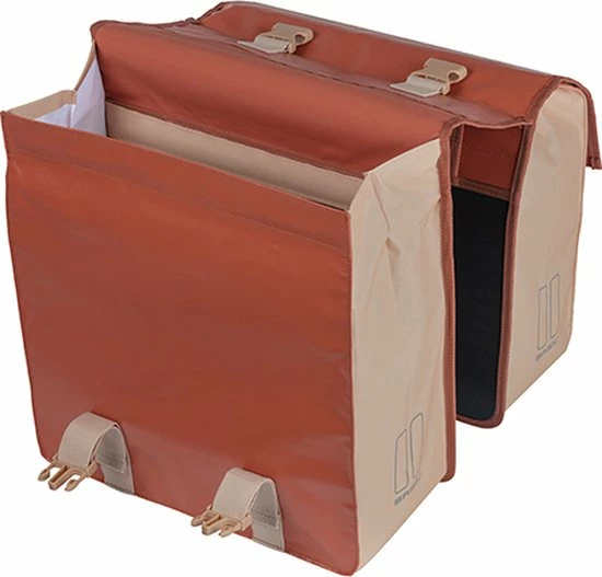 Basil Urban Load Dubbele Fietstas - 48-53 Liter - Terrarood 4 Basil Urban Load Dubbele Fietstas - 48-53 Liter - Terrarood - Afbeelding 4