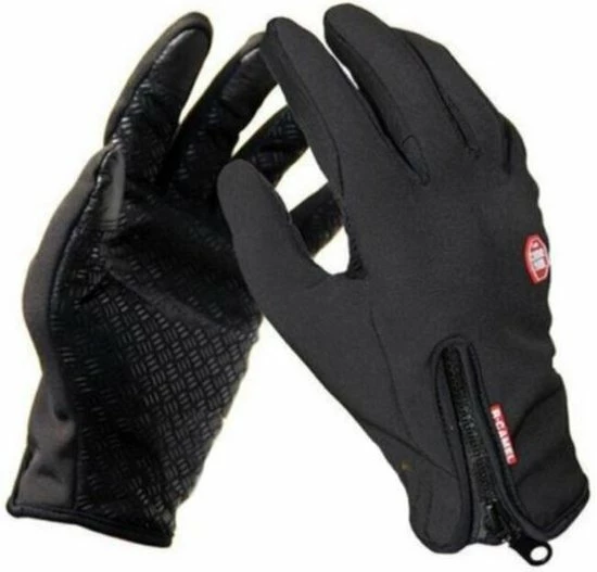 Merkloos Waterafstotende Neopreen Fietshandschoenen Maat M 1 Merkloos Waterafstotende Neopreen Fietshandschoenen Maat M