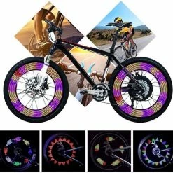 BOTC Spaakverlichting Fiets - 30 Patronen - Spaakverlichting Met Bewegingssensor - LED Fietswiel Spaak Licht 12 BOTC Spaakverlichting Fiets - 30 Patronen - Spaakverlichting Met Bewegingssensor - LED Fietswiel Spaak Licht -Windgoo Shop 550x528