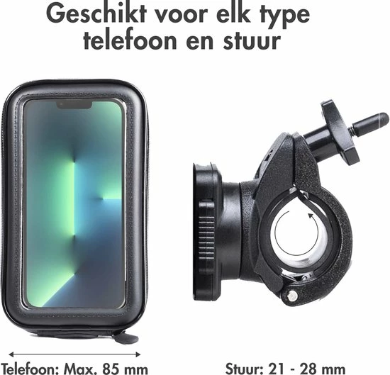 IMoshion Telefoonhouder Fiets - GSM Houder Fiets - Telefoonhouder Fiets Waterdicht - 360° Rotatie - Universeel 4 IMoshion Telefoonhouder Fiets - GSM Houder Fiets - Telefoonhouder Fiets Waterdicht - 360° Rotatie - Universeel - Afbeelding 4