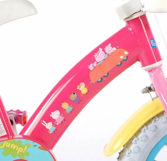Volare Peppa Pig Kinderfiets - Meisjes - 12 Inch - Roze 15 Volare Peppa Pig Kinderfiets - Meisjes - 12 Inch - Roze - Afbeelding 15