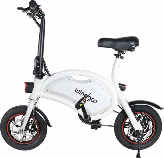 Wind-goo Windgoo - B3 Elektrische Long-Range E-Bike Met Trappers - E-bike - 25Km / H - Wit 1 Wind-goo Windgoo - B3 Elektrische Long-Range E-Bike Met Trappers - E-bike - 25Km / H - Wit