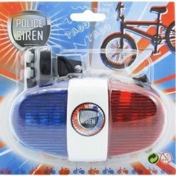 Toi-Toys Fiets Politie Sirene En Zwaailicht