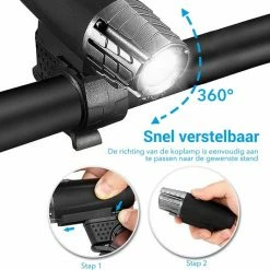 TIGIOO Fietslamp - Fietslampjes Set Koplamp - Fietslamp Voorlicht & Achterlicht USB Oplaadbaar 14 TIGIOO Fietslamp - Fietslampjes Set Koplamp - Fietslamp Voorlicht & Achterlicht USB Oplaadbaar -Windgoo Shop 550x532 9
