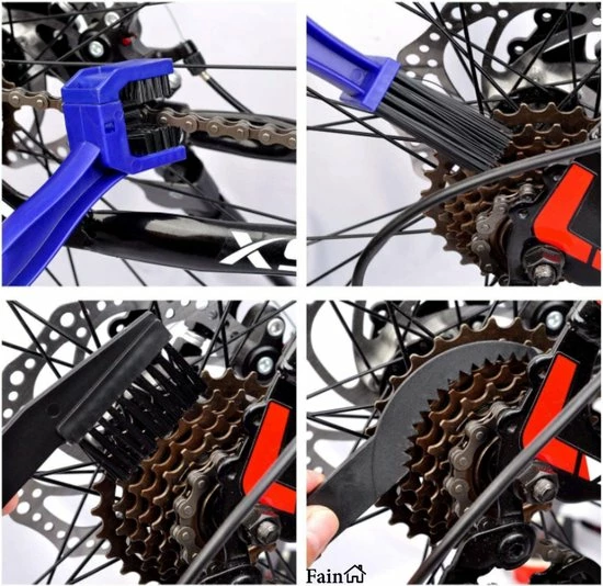 Fain Fietsketting Reiniger Set 6 Delig Fietsketting Onderhoud Fietsketting Borstel - Fietsgereedschap Kettingscherm Schrobber Fietsketting Ontvetter Ketting Schoonmaken Fiets Multitool 7 Fain Fietsketting Reiniger Set 6 Delig Fietsketting Onderhoud Fietsketting Borstel - Fietsgereedschap Kettingscherm Schrobber Fietsketting Ontvetter Ketting Schoonmaken Fiets Multitool - Afbeelding 7