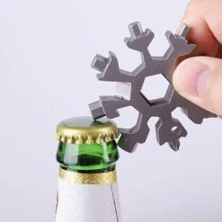 Merkloos 18-in-1 Multi Tool | Zwart | Sneeuwvlok Sleutelhanger| Moersleutel | Draagbare Universele Tool | Schroevendraaier | Cadeau Tip | Vaderdag Cadeau | Cadeau Voor Hem| Vaderdag -Windgoo Shop 550x534 5