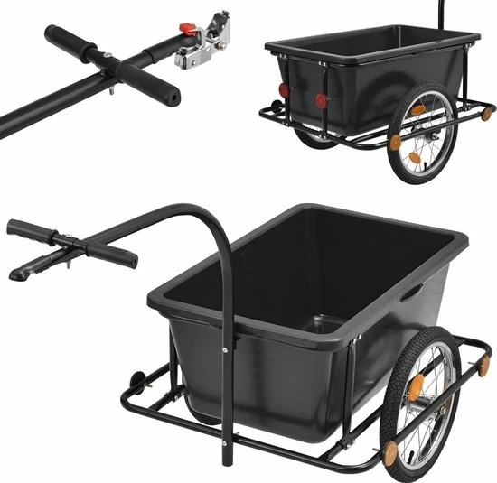 Hosel Fietskar / Aanhangwagen - 90 Liter 1 Hosel Fietskar / Aanhangwagen - 90 Liter
