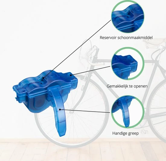 Uniquez Fietsketting Reiniger - Kettingborstel - Fietskettingreiniger - Kettingreiniger - Kettingborstel Fiets - Ketting Schoonmaken - Fietsgereedschap - Ontvetter Fiets - Chain Cleaner 2 Uniquez Fietsketting Reiniger - Kettingborstel - Fietskettingreiniger - Kettingreiniger - Kettingborstel Fiets - Ketting Schoonmaken - Fietsgereedschap - Ontvetter Fiets - Chain Cleaner - Afbeelding 2