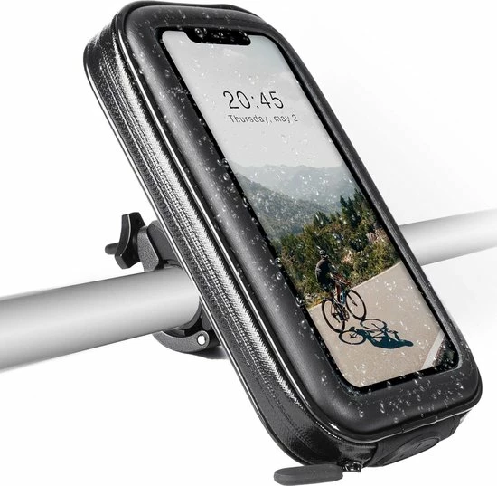 IMoshion Telefoonhouder Fiets - GSM Houder Fiets - Telefoonhouder Fiets Waterdicht - 360° Rotatie - Universeel 1 IMoshion Telefoonhouder Fiets - GSM Houder Fiets - Telefoonhouder Fiets Waterdicht - 360° Rotatie - Universeel