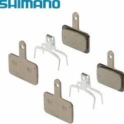 Shimano B01S / B05S RESIN Brake Pads Remblokken Set Voor En Achter - 4 Stuks (2 Paar Van 2)