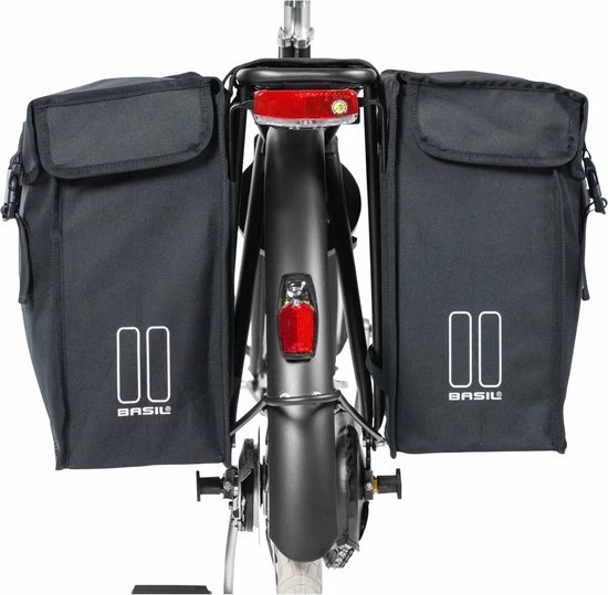 Basil Mara XL Dubbele Fietstas - Zwart - 35 Liter 6 Basil Mara XL Dubbele Fietstas - Zwart - 35 Liter - Afbeelding 6