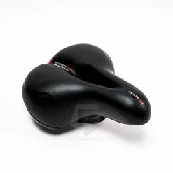 Voltano Fietszadel Met Gelpads - Zwart/Rood - Uitsparing - Zadelvering - Unisex - Incl. Gratis Zadelstrop -Windgoo Shop 550x539 4