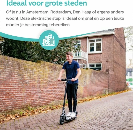Premium Volans Elektrische Step Voor Volwassenen - Opvouwbare E Step 25 Km P/u 10 Premium Volans Elektrische Step Voor Volwassenen - Opvouwbare E Step 25 Km P/u - Afbeelding 10