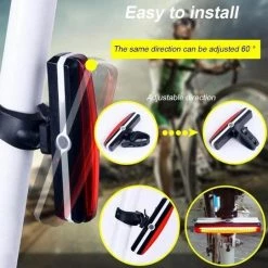 Merkloos LED Fiets Achterlicht USB Oplaadbare - Marktleider 110 Lumen Helderheid - IP65 Waterbestendig - Supersnel Installatie - Horizontaal Of Verticaal - Voor Zadel, Zadelpen Of Helm 22 Merkloos LED Fiets Achterlicht USB Oplaadbare - Marktleider 110 Lumen Helderheid - IP65 Waterbestendig - Supersnel Installatie - Horizontaal Of Verticaal - Voor Zadel, Zadelpen Of Helm -Windgoo Shop 550x541 16