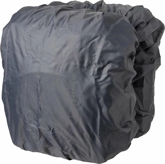 Fastrider Unibag Dubbele Fietstas - Voorzien Van Uitsparing Voor Snelbinders En LED Verlichting - Waterafstotend - Reflectiestrepen - 28 Liter - Zwart 16 Fastrider Unibag Dubbele Fietstas - Voorzien Van Uitsparing Voor Snelbinders En LED Verlichting - Waterafstotend - Reflectiestrepen - 28 Liter - Zwart - Afbeelding 16