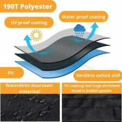 Coverz Fietshoes Voor 2 Fietsen Waterdicht - Inclusief Gat Voor Slot - Beschermhoes - Cover - 245x95x110 Cm -Windgoo Shop 550x544 20