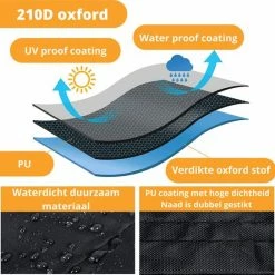 Coverz Fietshoes Voor 1 Fiets Waterdicht - Inclusief Gat Voor Slot - Beschermhoes - Cover - 190x65x98 Cm -Windgoo Shop 550x544 7