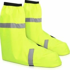 Navaris Overschoenen - 1 Paar Uniseks Schoenovertrekken - Waterdicht & Reflecterend - Beschermt Tegen Regen En Vuil - Verschillende Maten