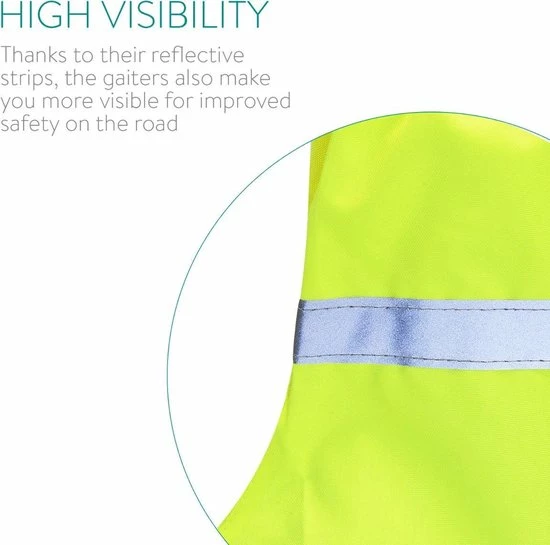 Navaris Overschoenen - 1 Paar Uniseks Schoenovertrekken - Waterdicht & Reflecterend - Beschermt Tegen Regen En Vuil - Verschillende Maten 3 Navaris Overschoenen - 1 Paar Uniseks Schoenovertrekken - Waterdicht & Reflecterend - Beschermt Tegen Regen En Vuil - Verschillende Maten - Afbeelding 3