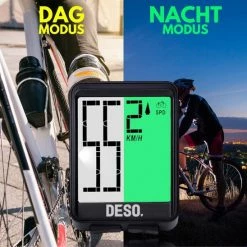 Fietscomputer Draadloos Waterdicht Kilometer En Snelheidsmeter Fiets -DESO Draadloze Fietscomputers Met Extra Groot Scherm 16 Fietscomputer Draadloos Waterdicht Kilometer En Snelheidsmeter Fiets -DESO Draadloze Fietscomputers Met Extra Groot Scherm -Windgoo Shop 550x548 20