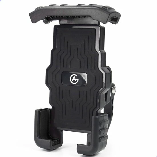 AG 150 Universele Telefoonhouder Fiets - Extreem Sterk - 360 Graden Rotatie - Ook Voor Scooter En Motor - Zwart- Anti Shock & Vibratie Ontwerp - Fietshouder Voor Smartphones - Telefoon - Gsm Houder Fiets - Iphone - Hoogste Kwaliteit 9 AG 150 Universele Telefoonhouder Fiets - Extreem Sterk - 360 Graden Rotatie - Ook Voor Scooter En Motor - Zwart- Anti Shock & Vibratie Ontwerp - Fietshouder Voor Smartphones - Telefoon - Gsm Houder Fiets - Iphone - Hoogste Kwaliteit - Afbeelding 9