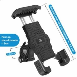 AG 150 Universele Telefoonhouder Fiets - Extreem Sterk - 360 Graden Rotatie - Ook Voor Scooter En Motor - Zwart- Anti Shock & Vibratie Ontwerp - Fietshouder Voor Smartphones - Telefoon - Gsm Houder Fiets - Iphone - Hoogste Kwaliteit 24 AG 150 Universele Telefoonhouder Fiets - Extreem Sterk - 360 Graden Rotatie - Ook Voor Scooter En Motor - Zwart- Anti Shock & Vibratie Ontwerp - Fietshouder Voor Smartphones - Telefoon - Gsm Houder Fiets - Iphone - Hoogste Kwaliteit -Windgoo Shop 550x550 1017
