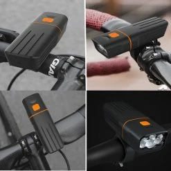 FIEZIO Fietsverlichting Set Oplaadbare USB Led Fietslamp Voor En Achter - Waterdicht - 3 Lichtstanden - 1500 Lumen -Windgoo Shop 550x550 105