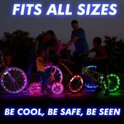 BOTC Wielverlichting Fiets - 20 Holders - Spaakverlichting LED - Lichtsnoer Fietswiel - Fiets Wiel Licht - 20 Leds - 220CM - Rood 16 BOTC Wielverlichting Fiets - 20 Holders - Spaakverlichting LED - Lichtsnoer Fietswiel - Fiets Wiel Licht - 20 Leds - 220CM - Rood -Windgoo Shop 550x550 1142