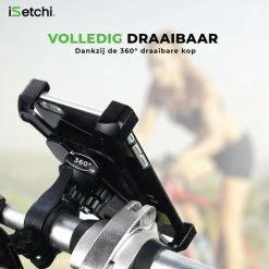 ISetchi Telefoonhouder Fiets Met 360 Graden Rotatie - Stevig & Stabiel - Ook Voor Scooter & Motor Gsm Telefoon Houder Fiets - Anti Shock & Vibratie Ontwerp - Fietshouder Smartphone Mobiel - Zwart 29 ISetchi Telefoonhouder Fiets Met 360 Graden Rotatie - Stevig & Stabiel - Ook Voor Scooter & Motor Gsm Telefoon Houder Fiets - Anti Shock & Vibratie Ontwerp - Fietshouder Smartphone Mobiel - Zwart -Windgoo Shop 550x550 12