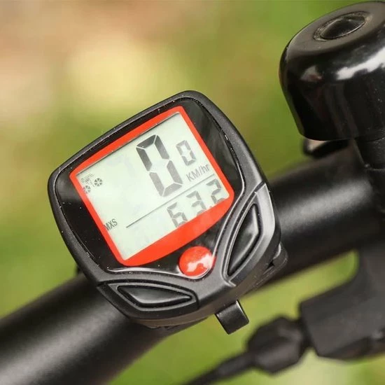Merkloos Fiets Computer Met LCD Kilometerstand Snelheidsmeter 1 Merkloos Fiets Computer Met LCD Kilometerstand Snelheidsmeter