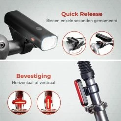 LifeGoods LED Fietsverlichting Set - Voorlicht En Achterlicht - USB Oplaadbaar - Zwart 17 LifeGoods LED Fietsverlichting Set - Voorlicht En Achterlicht - USB Oplaadbaar - Zwart -Windgoo Shop 550x550 183