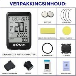 Nince Draadloze Fietscomputer Van Hoge Kwaliteit 2022 Model - Fiets Computer Draadloos Waterdicht -Windgoo Shop 550x550 211