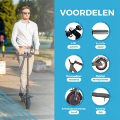 Ampes M365 Pro - Elektrische Step - 10.5Ah Batterij - 30/35KM Bereik - 350W - Opvouwbaar - 30km/h - 8.5" Anti-Lek Banden -Windgoo Shop 550x550 22