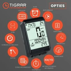 Tigrar Kilometerteller Fiets - Fietscomputer Draadloos - KM Teller Fiets - Waterdicht Met 17 Functies Snelheidsmeter 10 Tigrar Kilometerteller Fiets - Fietscomputer Draadloos - KM Teller Fiets - Waterdicht Met 17 Functies Snelheidsmeter -Windgoo Shop 550x550 220