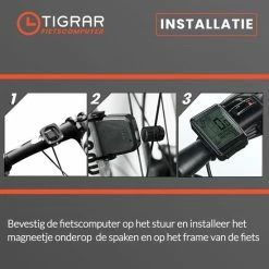 Tigrar Kilometerteller Fiets - Fietscomputer Draadloos - KM Teller Fiets - Waterdicht Met 17 Functies Snelheidsmeter 12 Tigrar Kilometerteller Fiets - Fietscomputer Draadloos - KM Teller Fiets - Waterdicht Met 17 Functies Snelheidsmeter -Windgoo Shop 550x550 222
