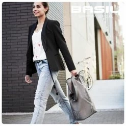 Basil City Fietsshopper - Enkele Fietstas - 16 Liter - Zwart -Windgoo Shop 550x550 230