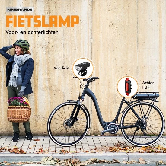 MM Brands Fietslamp - Fietsverlichting - Voorlicht En Achterlicht - USB Oplaadbaar - LED 8 MM Brands Fietslamp - Fietsverlichting - Voorlicht En Achterlicht - USB Oplaadbaar - LED - Afbeelding 8