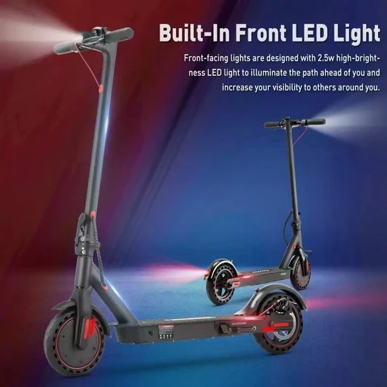 Comfort Inz - E9 PRO - Elektrische Opvouwbare Step - E Scooter - 500W - IOS Android APP Max. 31km/h 3 Comfort Inz - E9 PRO - Elektrische Opvouwbare Step - E Scooter - 500W - IOS Android APP Max. 31km/h - Afbeelding 3
