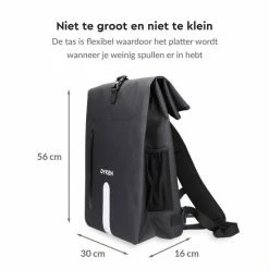 Dyken Fietstas Enkele - Waterdicht - Fietsrugzak - Schoudertas - 25L - Zwart 19 Dyken Fietstas Enkele - Waterdicht - Fietsrugzak - Schoudertas - 25L - Zwart -Windgoo Shop 550x550 283